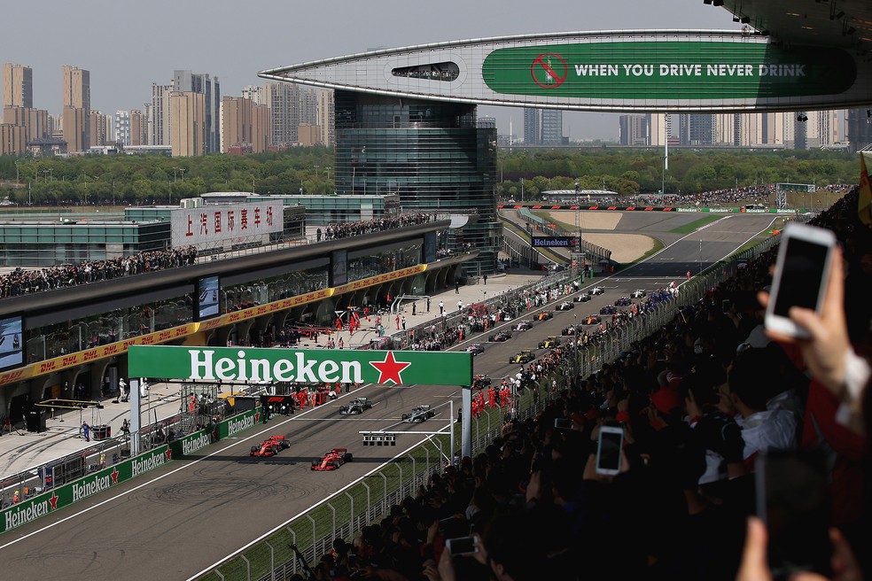 Autódromo de Xangai é o palco do GP da China de Fórmula 1 — Foto: Getty Images