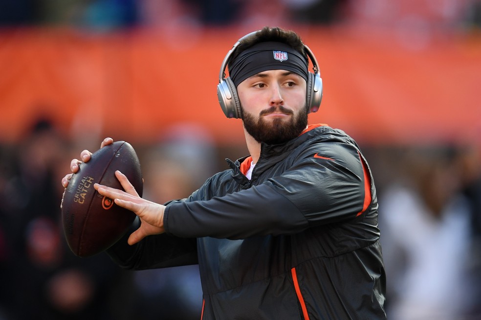 Baker Mayfield, do Cleveland Browns — Foto: Jason Miller / Stringer