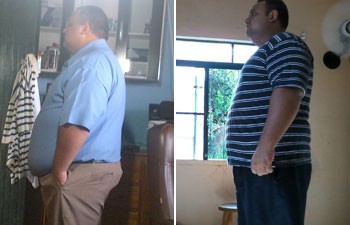 O representante comercial Deivid da Silva Quadros emagreceu quase 70 kg em menos de dois anos (Foto: Arquivo pessoal/Deivid Quadros)
