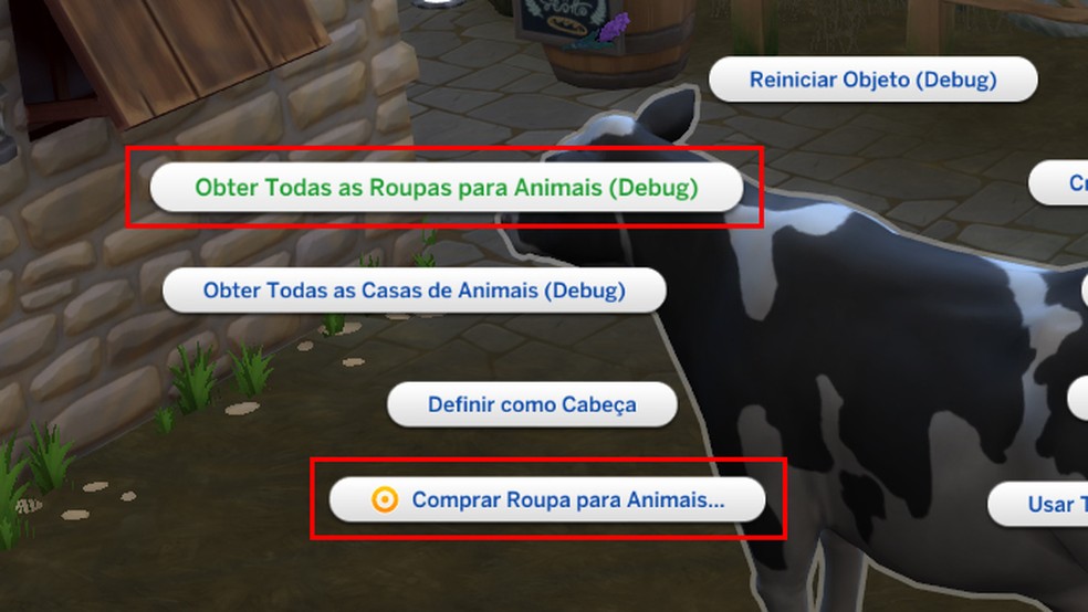 Desbloqueie todas as roupas para animais no The Sims 4: Vida Campestre — Foto: Reprodução/Tais Carvalho