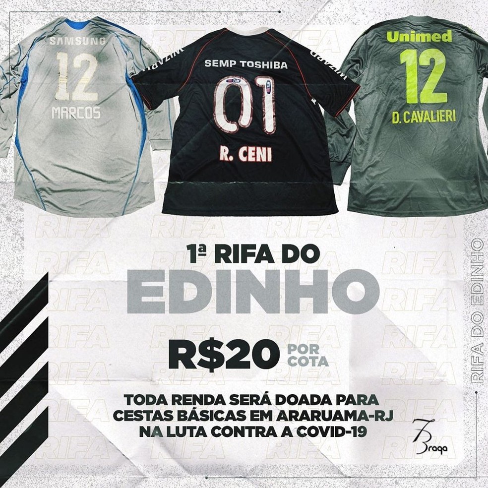 Edinho faz rifa para ajudar pessoas carentes — Foto: Edinho/Divulgação