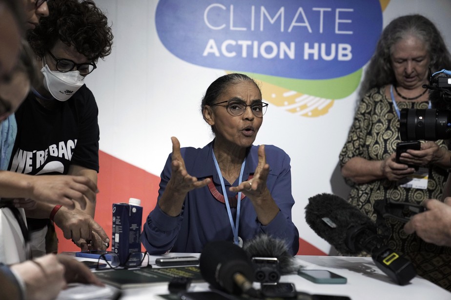 Marina Silva na COP27, no Egito