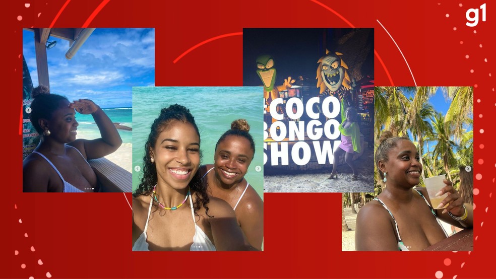 Fotos de Daiane dos Santos durante férias em Punta Cana — Foto: Reprodução/Instagram