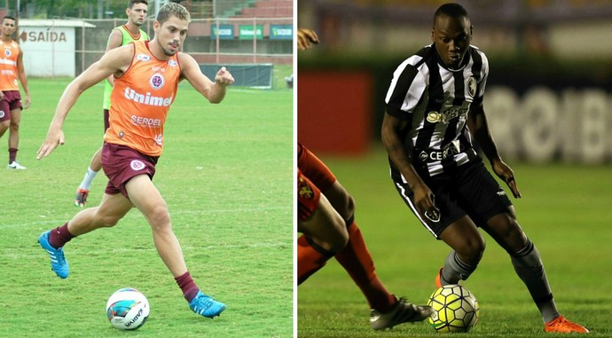 Desportiva, de Rael, e Botafogo, de Sassá, se enfrentam em janeiro no Espírito Santo (Foto: Montagem/GE)