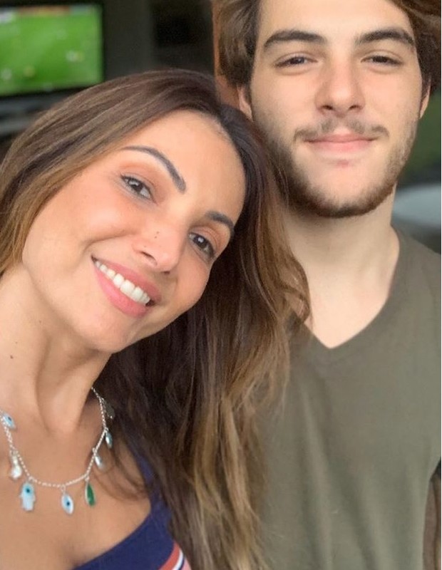 Patrícia Poeta e o filho, Felipe (Foto: Reprodução/Instagram)