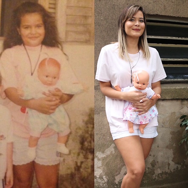 Geisy Arruda relembra a infância com