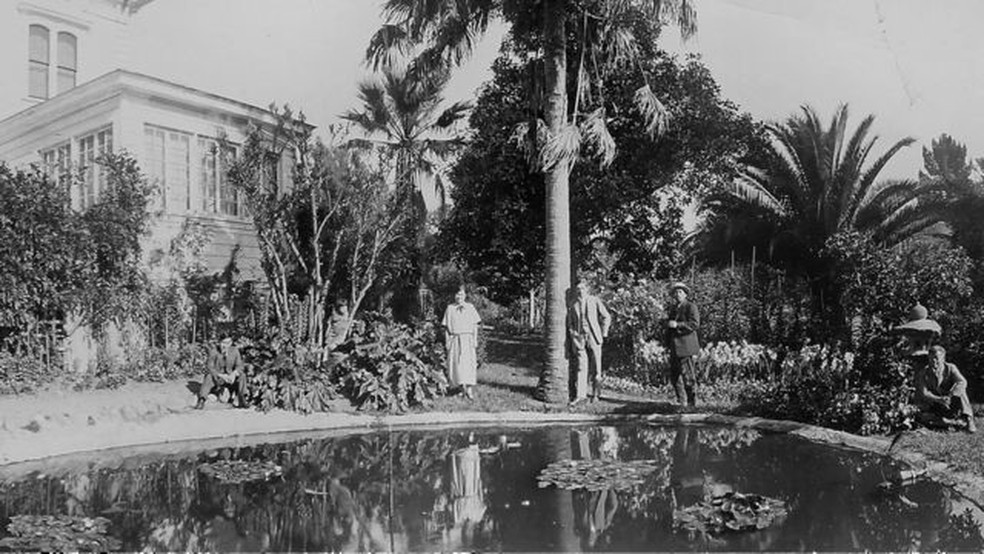 Nagasawa fez com que sua fazenda Fountaingrove se tornasse uma das maiores vinícolas da Califórnia — Foto: MUSEU DO CONDADO DE SONOMA