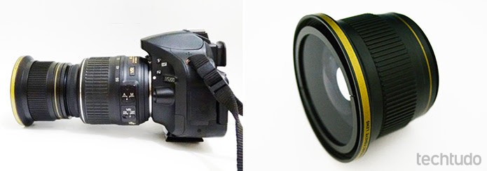 Acessórios não recomendados pelos fabricantes podem danificar as lentes ou a câmera (Foto: Adriano Hamaguchi/TechTudo)