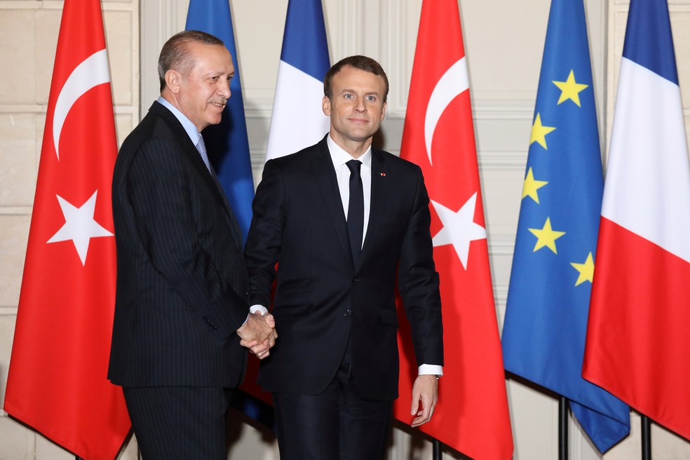 Macron Pede Que Erdogan Respeite Estado De Direito Na Luta Contra O Terrorismo Mundo G1