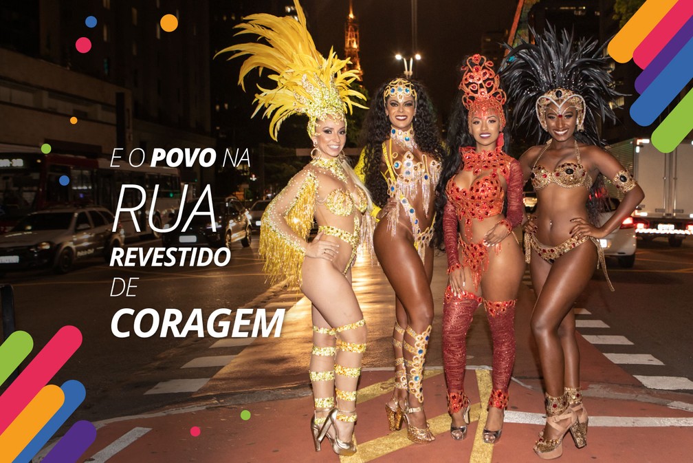 A corte da bateria da escola de samba &Atilde;guia de Ouro em 2019 &acirc;?? Foto: Foto: Celso Tavares Arte: Betta Jaworski