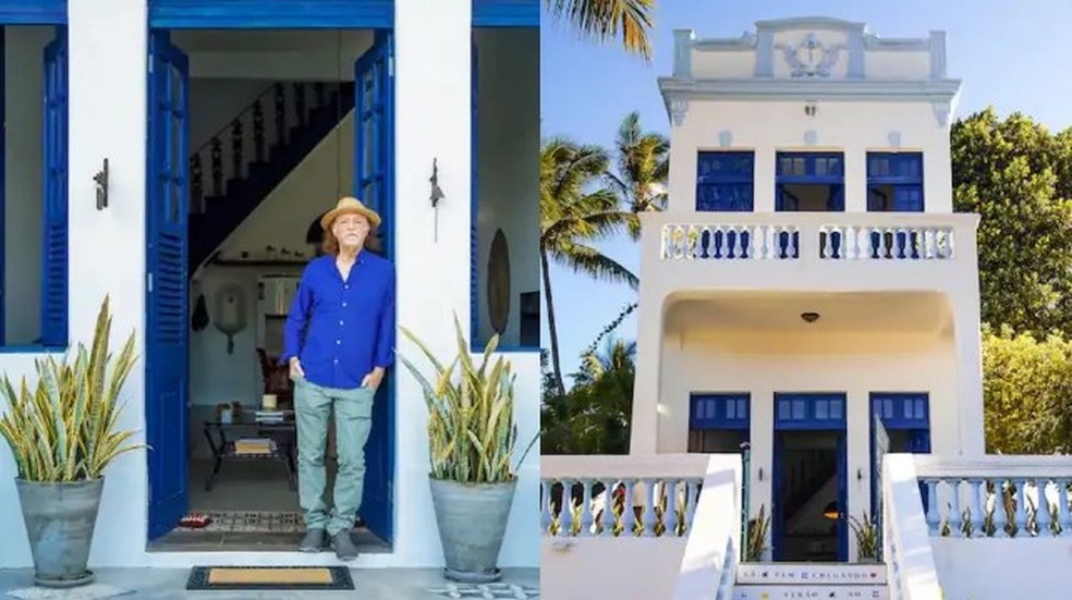 Alceu Valença aluga casarão histórico — Foto: Reprodução