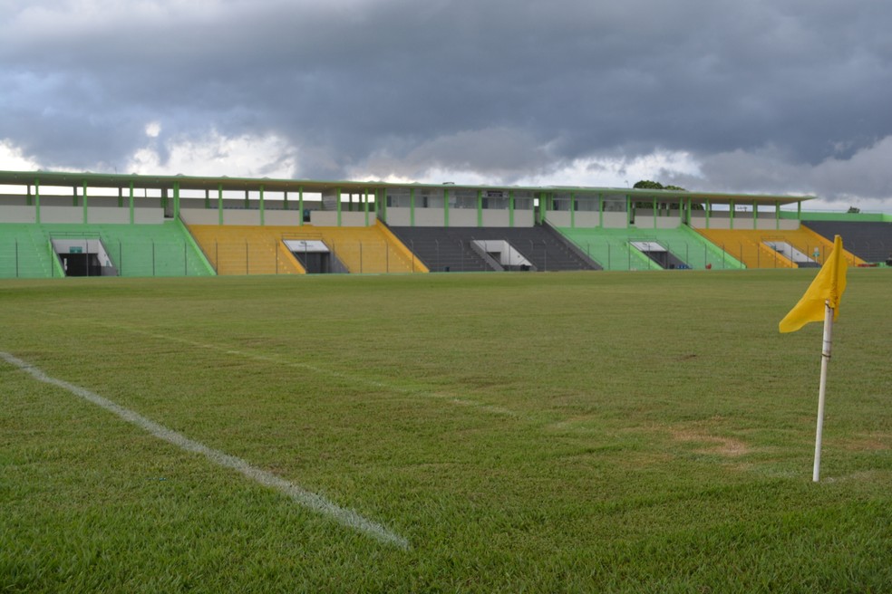 Estádio Aluízio Ferreira, em Porto Velho — Foto: Jheniffer Núbia