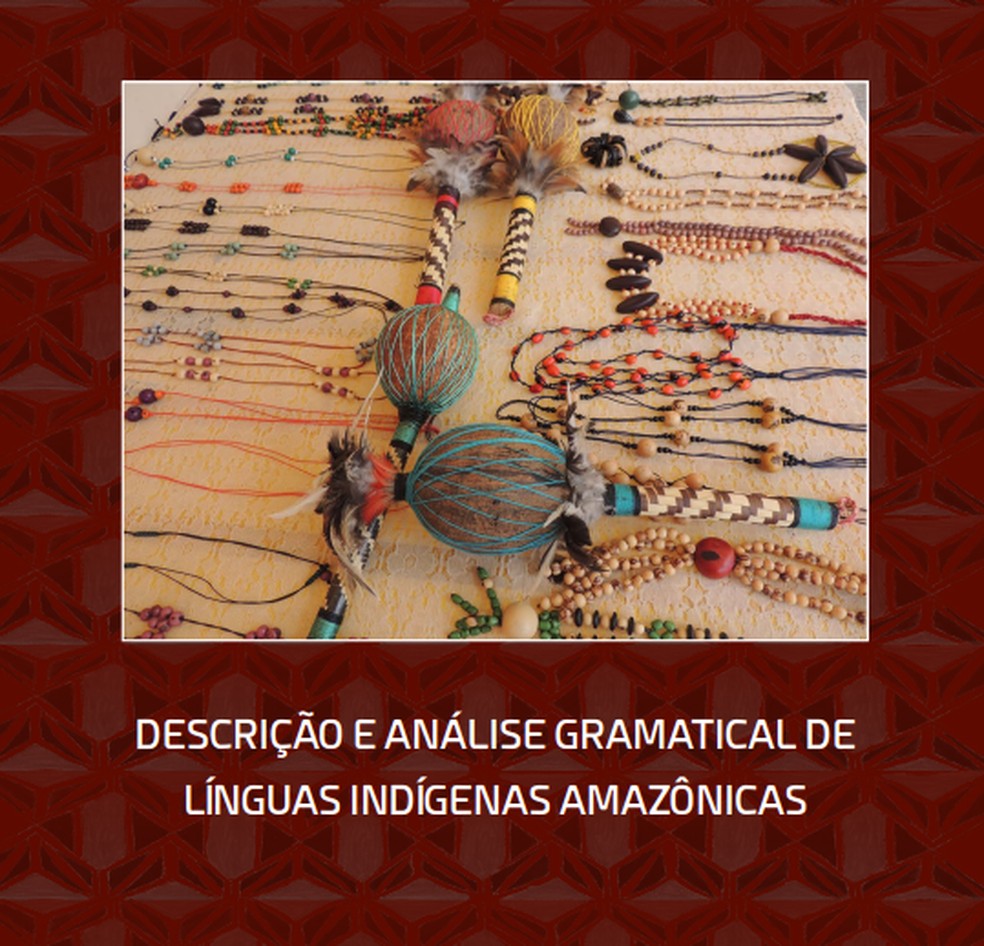 Capa de "Descrição e análise gramatical de línguas indígenas amazônicas" — Foto: Reprodução/Unir 