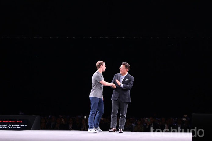 Samsung MWC - Mark Zuckerberg (Foto: Fabrício Vitorino/TechTudo)
