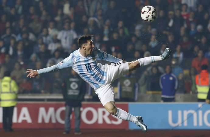 Messi Argentina x Paraguai Copa América (Foto: AP)