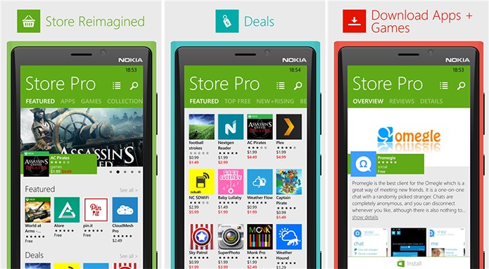 Store Pro ? uma loja alternativa de aplicativos e jogos para Windows Phone (Foto: Divulga??o/Windows Phone Store)