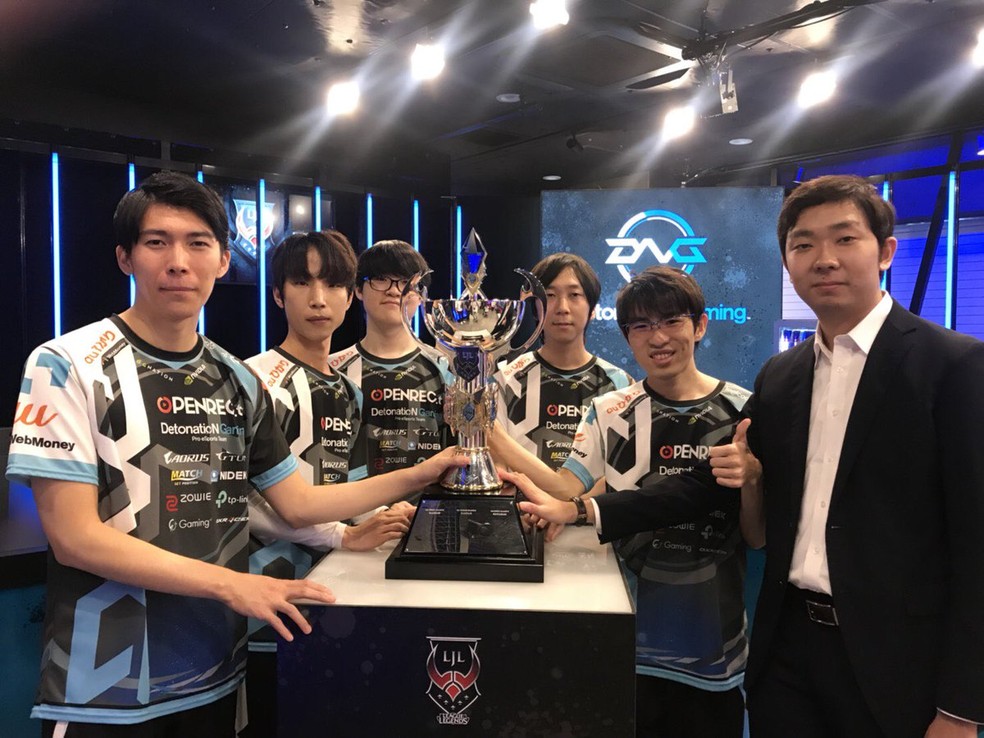 DetonatioN FocusMe, campeã da LJL 2018 — Foto: Reprodução/Twitter