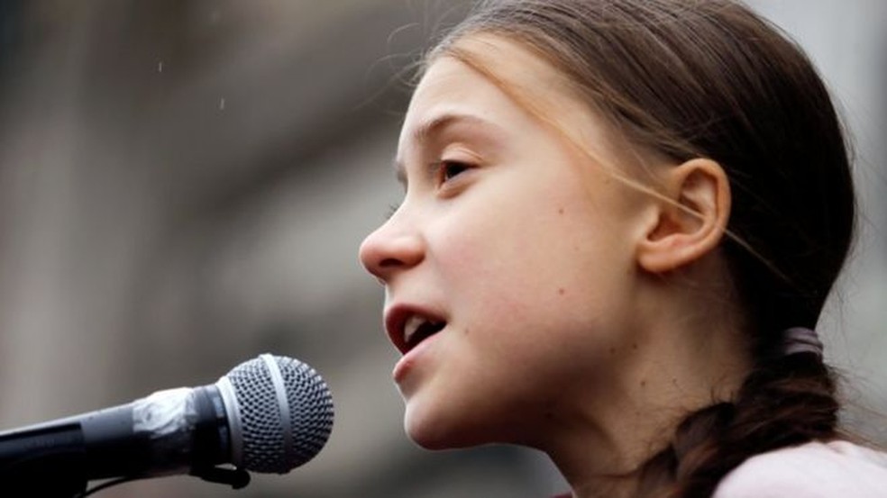 Greta Thunberg é um exemplo dos pontos fortes de crianças e jovens no espectro autista — Foto: Reuters/BBC