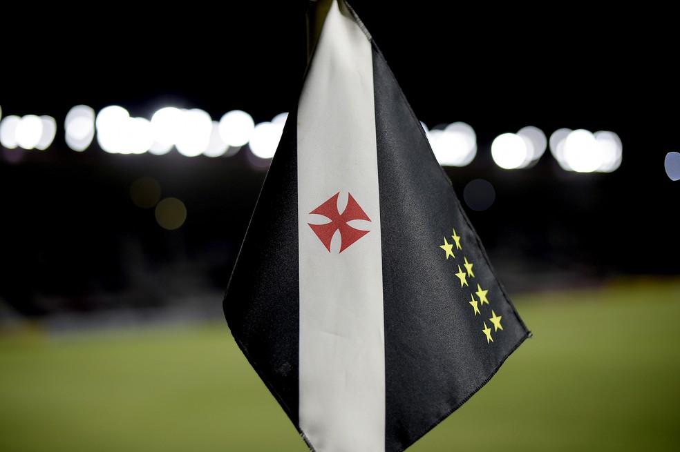 Bandeira do Vasco no Est�dio de S�o Janu�rio � Foto: Staff Images / CONMEBOL