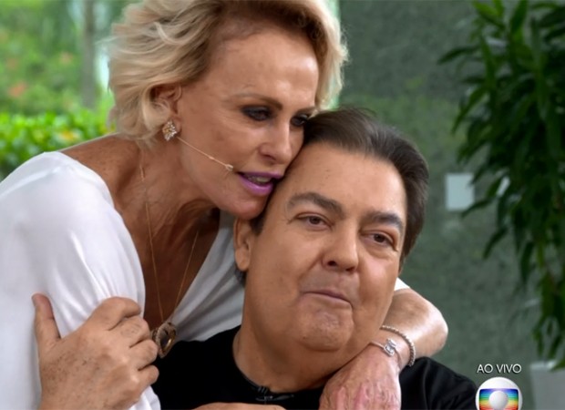 Ana MAria Braga e Faustão na edição comemorativa dos 20 anos de Mais Você (Foto: Reprodução/TV Globo)