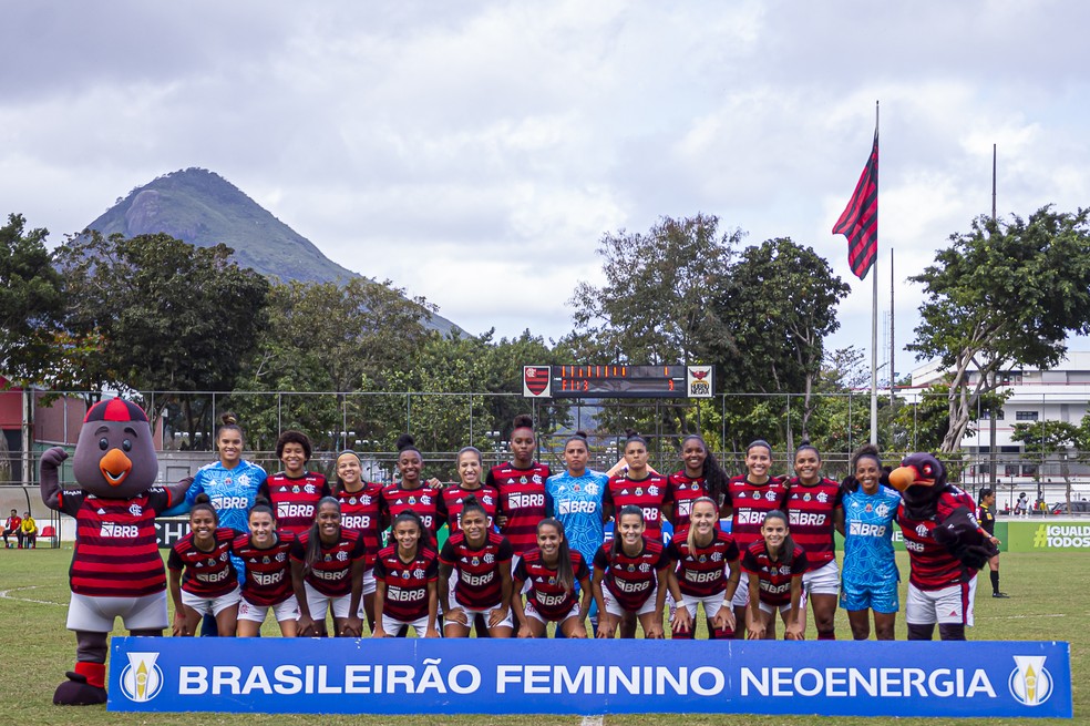 Flamengo volta a ter público nas quartas de final do Brasileirão Feminino   — Foto: Paula Reis/Flamengo