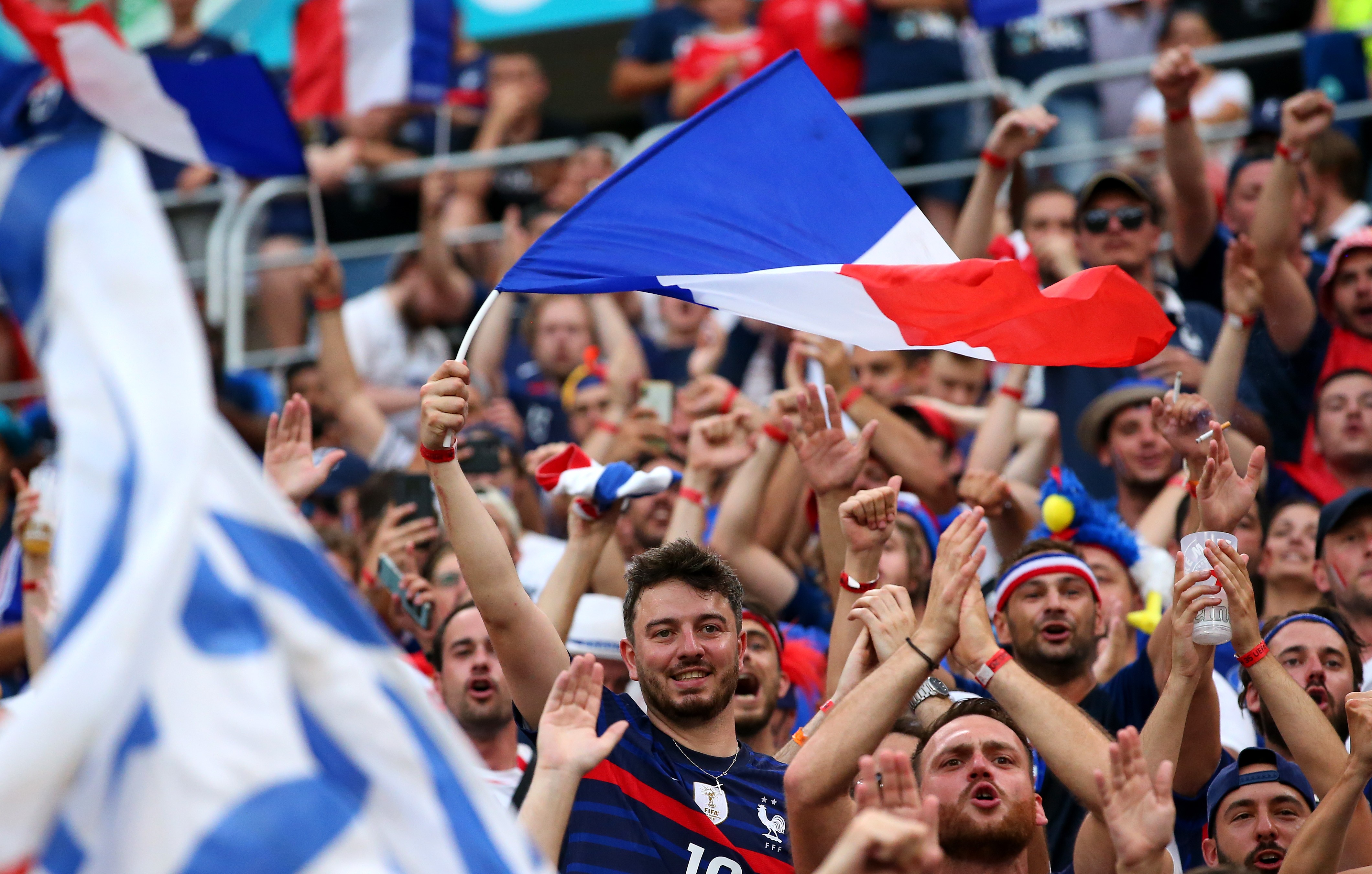 Torcida francesa na Eurocopa (Foto: Getty)