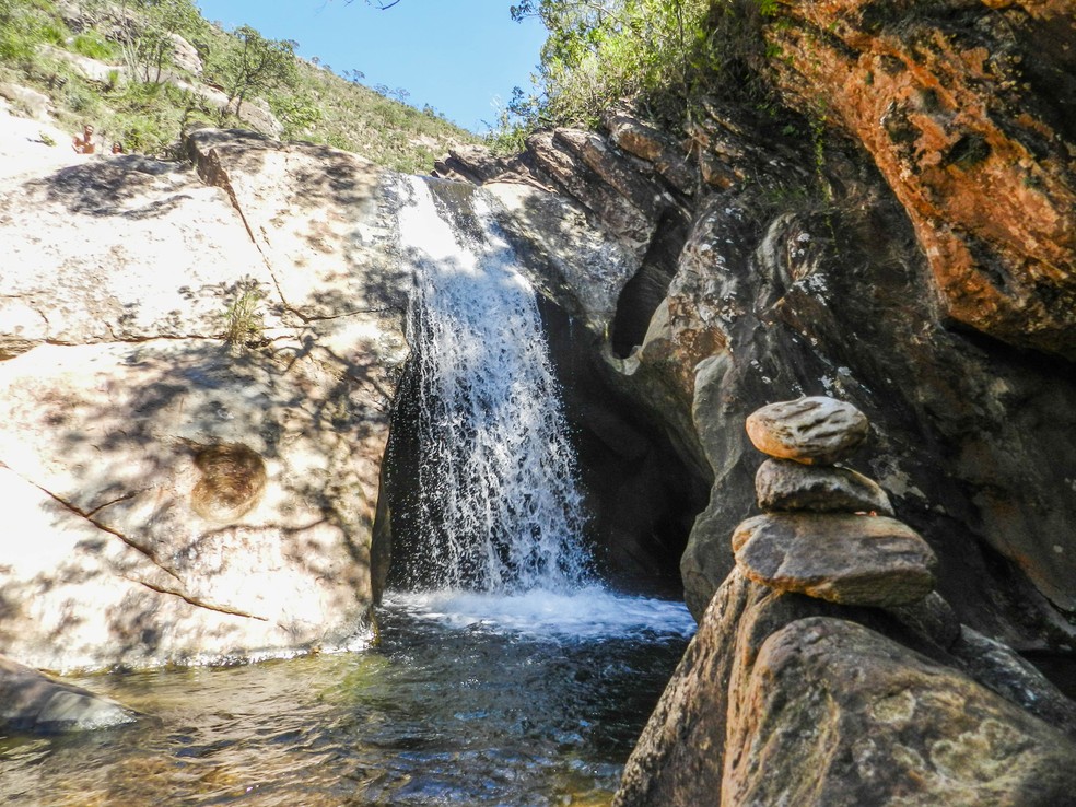 Cachoeira da Ostra em Brumadinho — Foto: Estrada Real/Prefeitura de Brumadinho/Divulgação