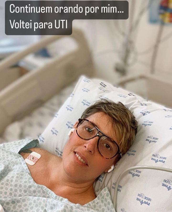 Angélica Vitali está internada na UTI (Foto: Instagram / Reprodução)
