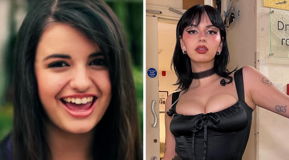 Rebecca Black em 2011 e em 2023