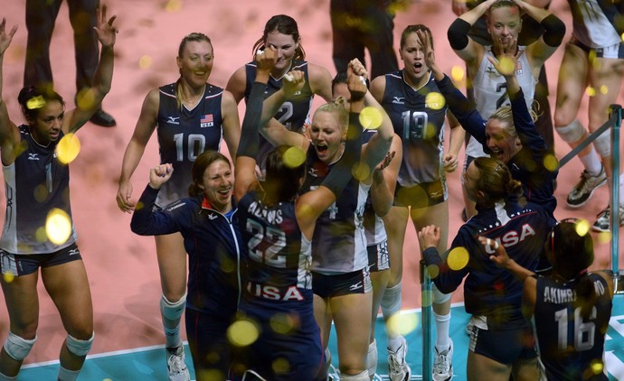 Estados Unidos campeão mundial feminino de vôlei (Foto: Divulgação / FIVB)