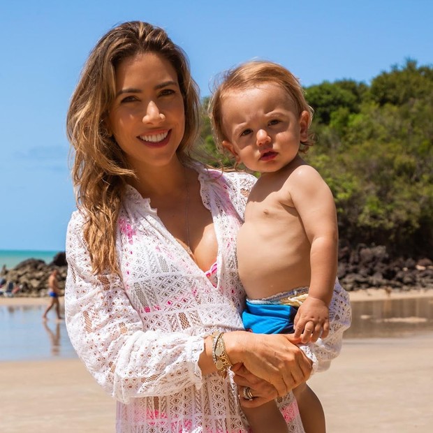Patrícia Abravanel e o filho, Senor (Foto: AV Filmes/Reprodução/Instagram)