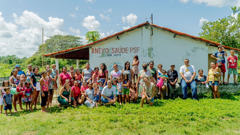 Casal que percorre o país em motorhome conclui reforma de escola desativada no Litoral do Piauí — Foto: Arquivo Pessoal