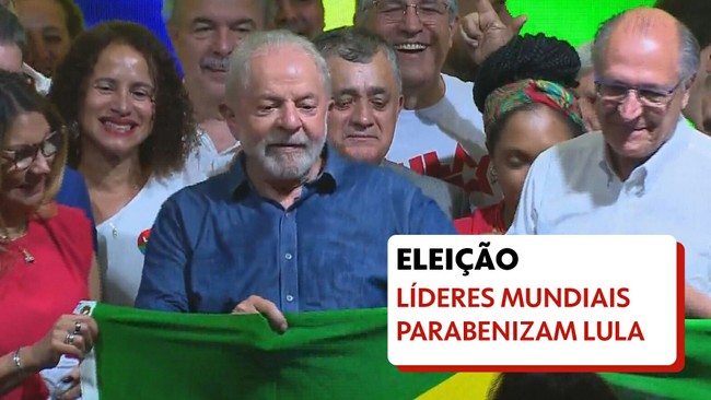 Lderes mundiais parabenizam Lula