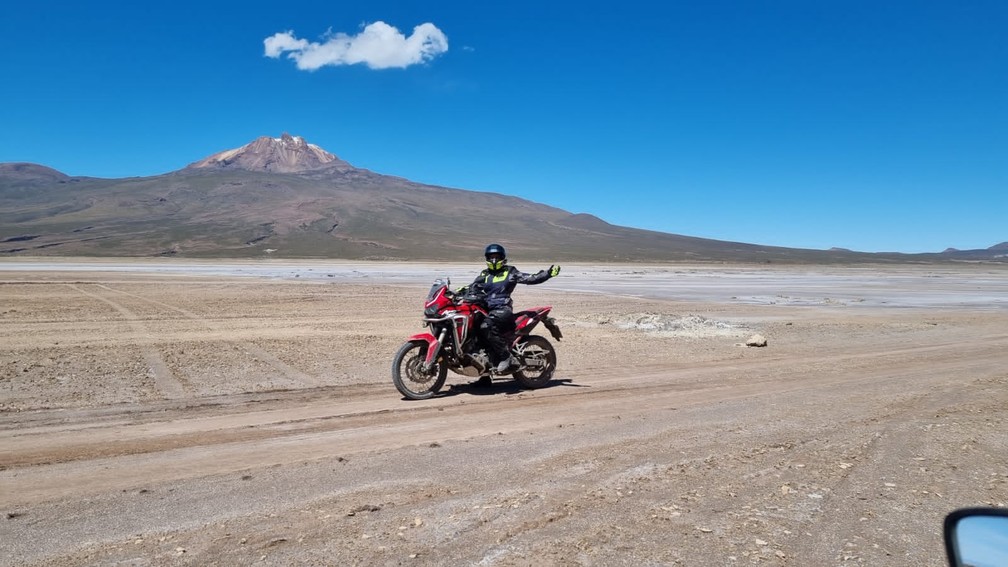 Expedição de motos percorre países na América Latina — Foto: Arquivo pessoal