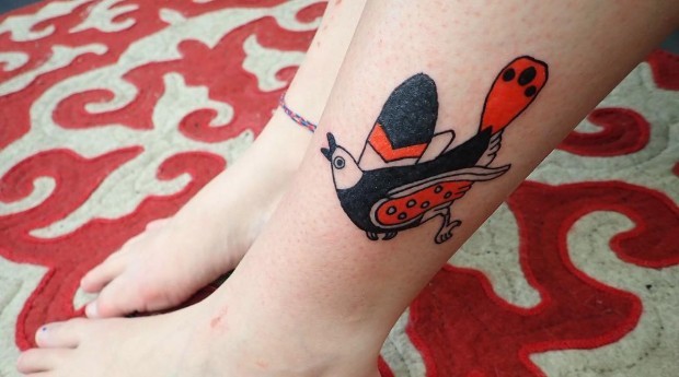 Uma das tatuagens feitas por Noko (Foto: Reprodução/Instagram)