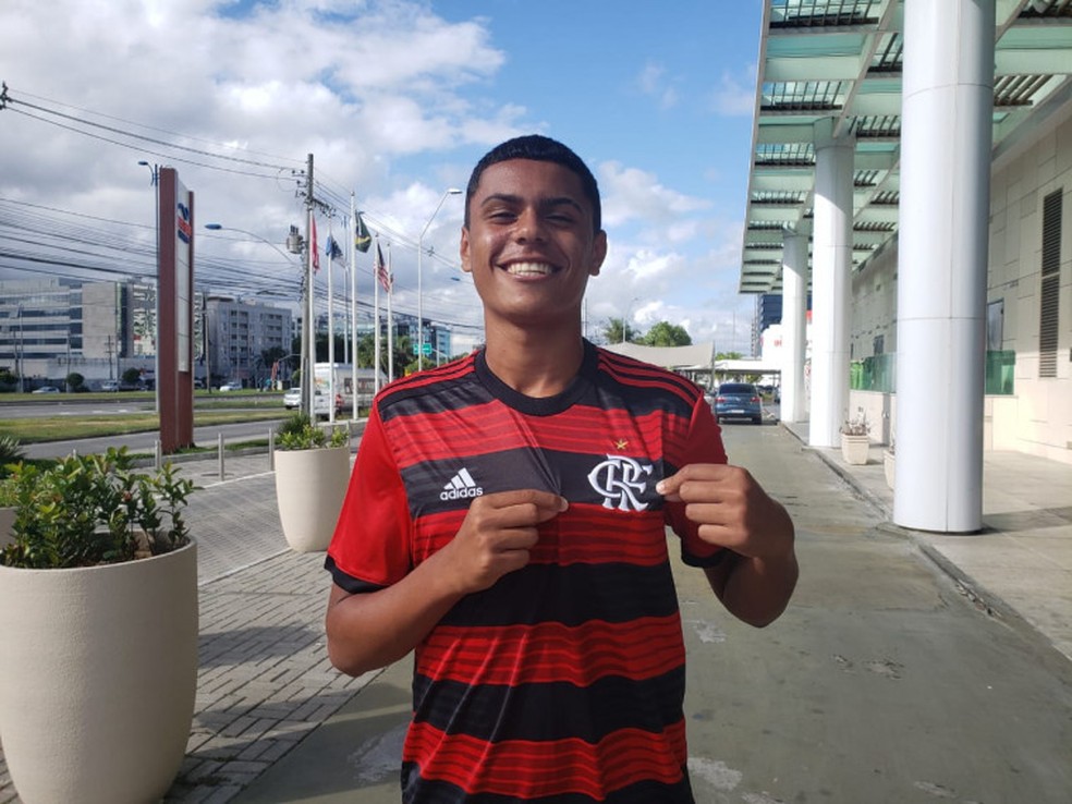 Mateusão, promessa do Flamengo — Foto: Divulgação
