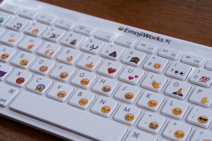 Teclado emoji físico é compatível com Windows 10, iOS e Mac (Foto: Divulgação/EmojiWorks)