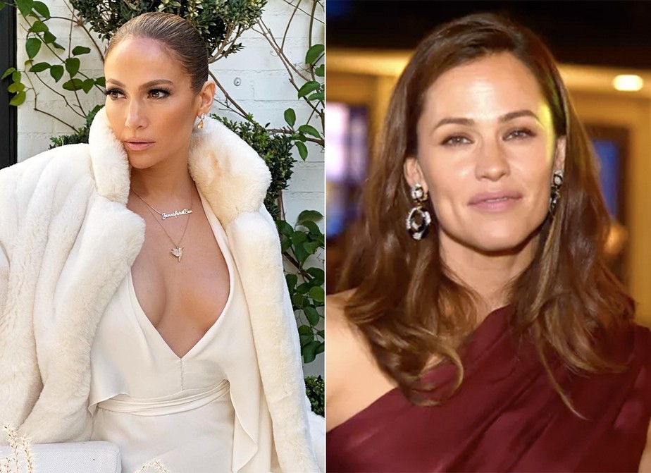 Jennifer Lopez, atual mulher de Ben Affleck, e Jennifer Garner, com quem ele foi casado entre 2005 e 2018
