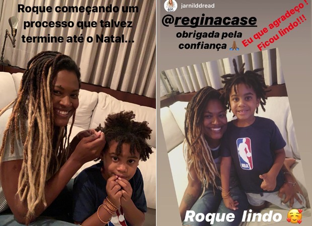 Roque com dreadlocks (Foto: Reprodução/Instagram)
