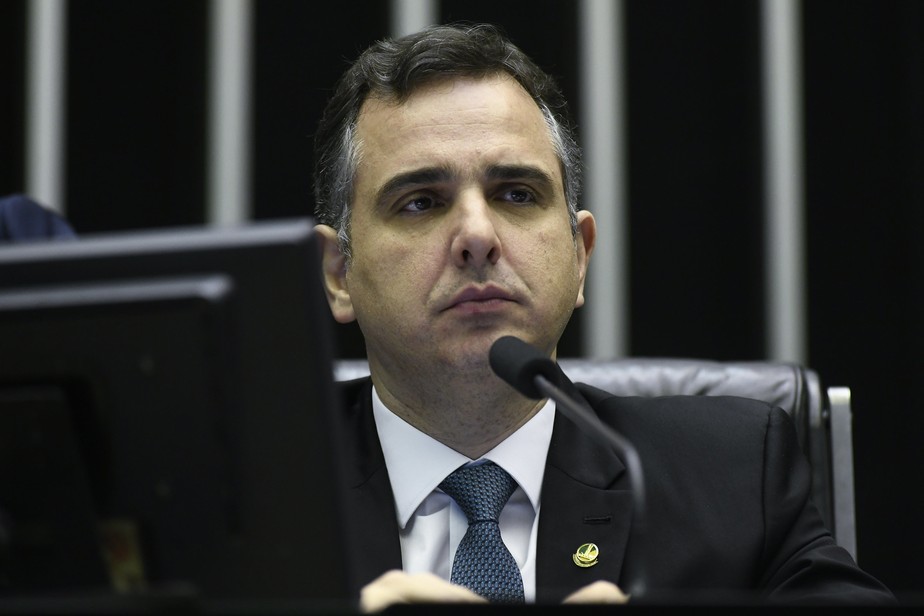 O presidente do Senado Rodrigo Pacheco (PSD-MG)