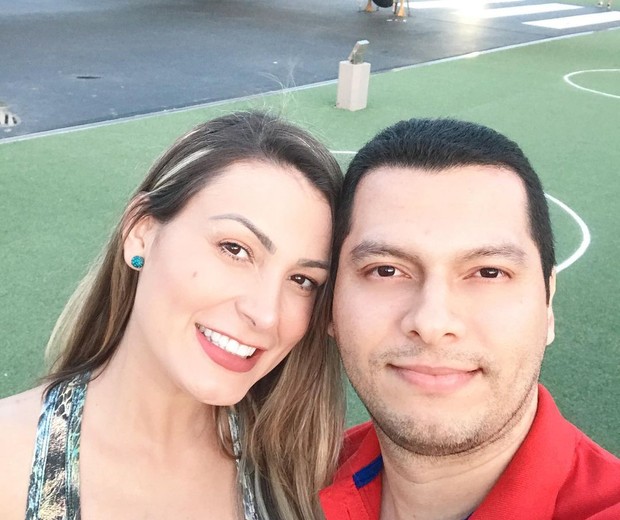 Andressa Urach e o noivo, Thiago  (Foto: Reprodução/Instagram)