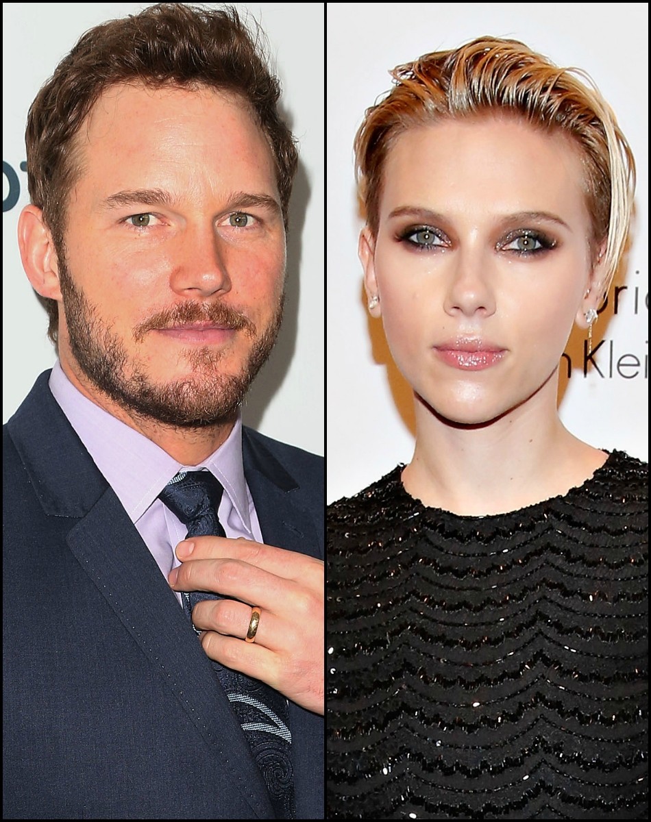 Chris Pratt e Scarlett Johansson também estão no pódio. (Foto: Getty Images)