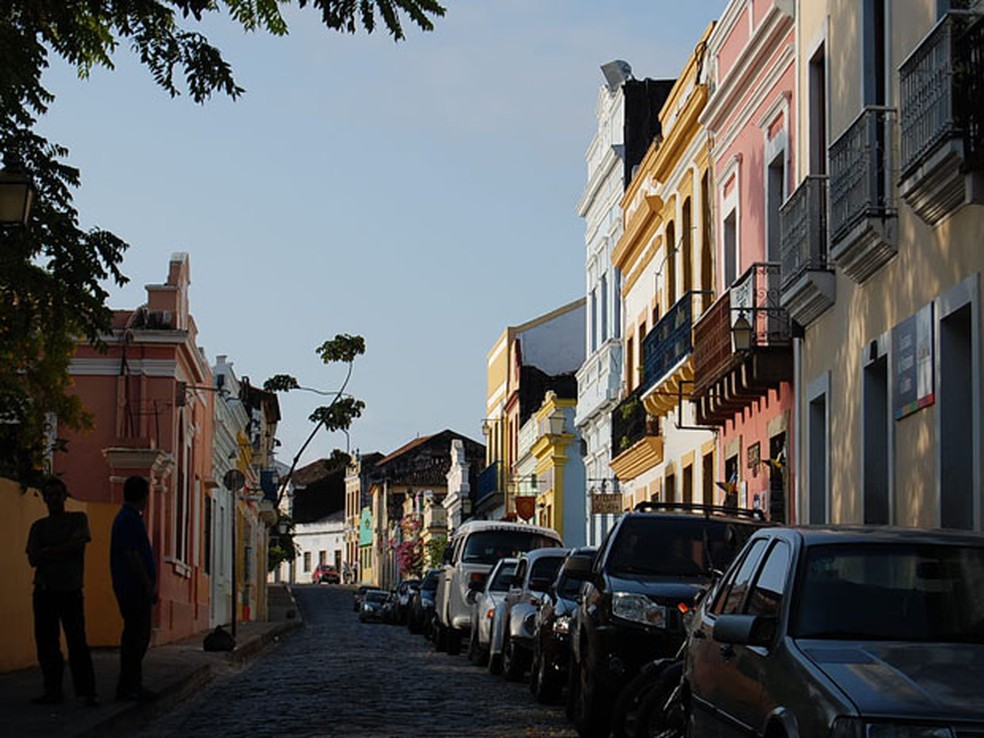 Cidade Alta, em Olinda, é um dos locais que recebem reforço no policiamento (Foto: Luna Markman / G1)