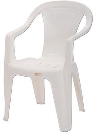 Recall atinge 475 cadeiras monobloco, cor branca, modelo 909 (Foto: Divulgação)
