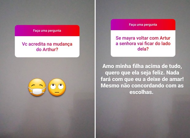 Mãe de Mayra Cardi fala sobre relacionamento da coach de lifestyle com Arthur Aguiar (Foto: Reprodução / Instagram)