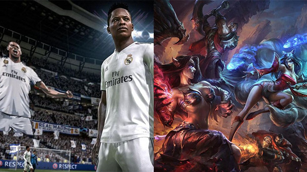 FIFA 19 e Guia LOL foram os destaques da semana (Foto: Reprodução/Murilo Molina)