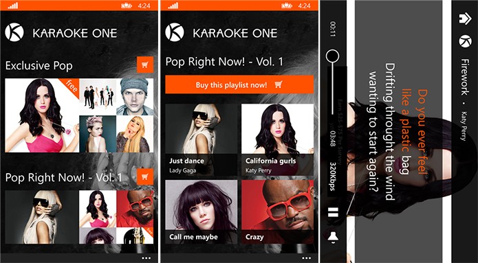 Karaoke One é um aplicativo de karaokê gratuito para Windows Phone (Foto: Divulgação/Windows Phone Store)