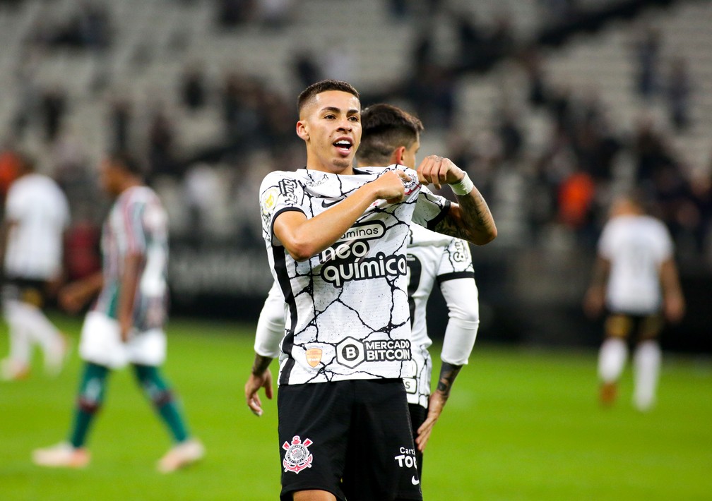 Gabriel Pereira disputou 47 jogos e marcou dois gols pelo Corinthians — Foto: Rodrigo Coca / Ag.Corinthians