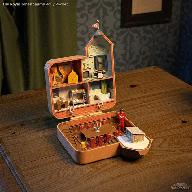 O ilustrador digital Jan Koudela criou ambientes realistas no estilo da Polly a partir de mundos como o de Stranger Things, Senhor dos Anéis e Friends (Foto: TheToyZone / Reprodução)