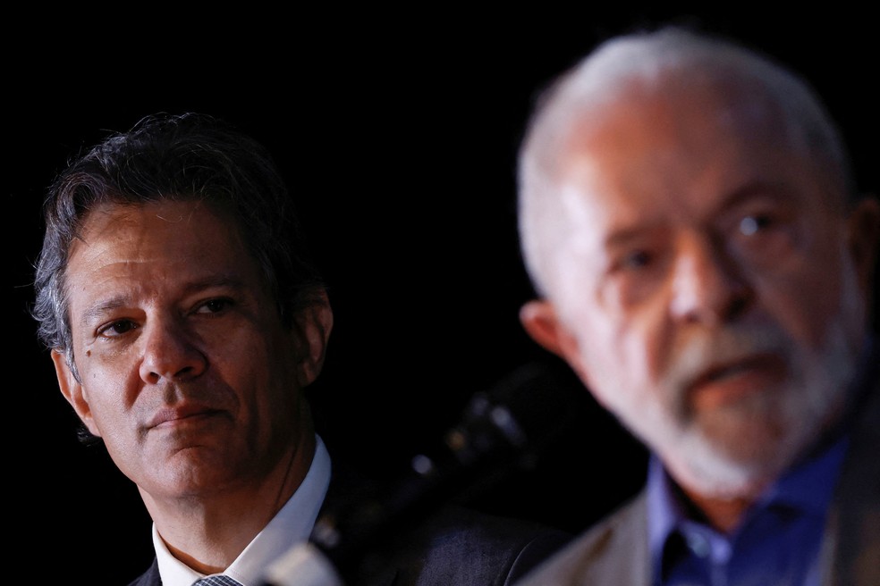 Haddad e Lula em imagem de dezembro de 2022 — Foto: Adriano Machado/Reuters